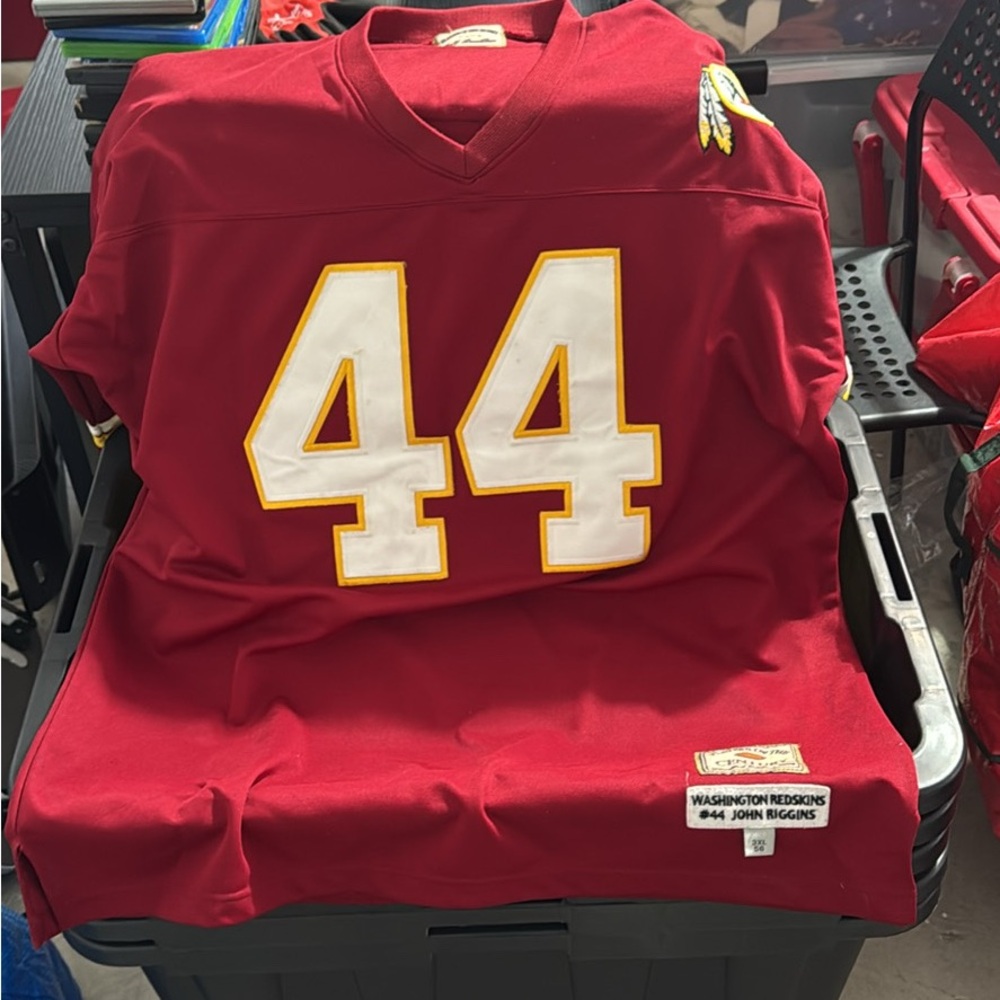 Washington Redskins Red Jersey with Number 44